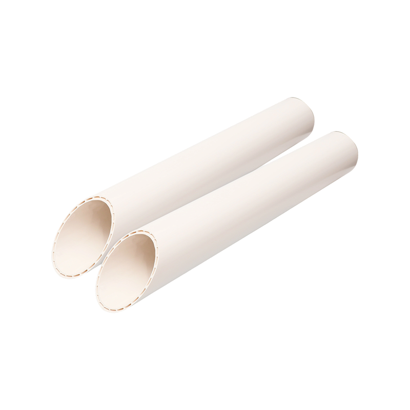 Tubería de drenaje en espiral de PVC de doble capa