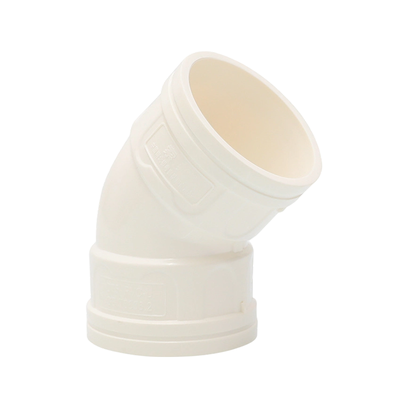 Codo reforzado con PVC 45°