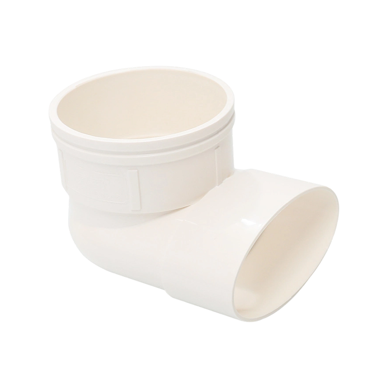 Codo reductor de PVC de redondo a plano