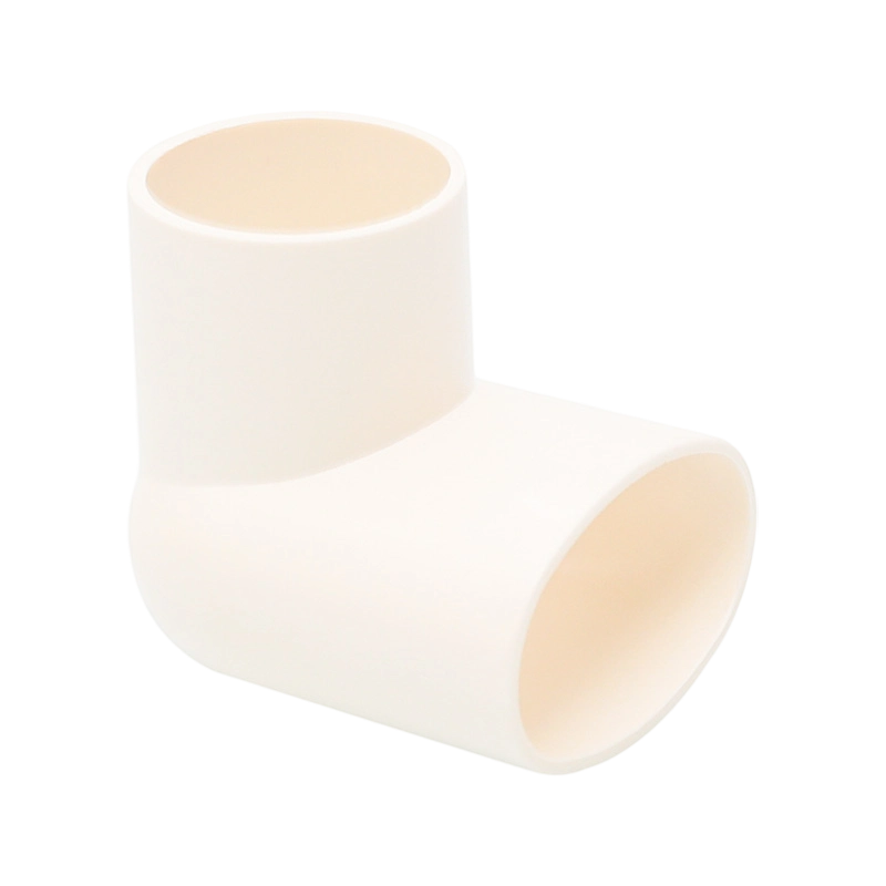 Codo reductor de PVC de redondo a plano