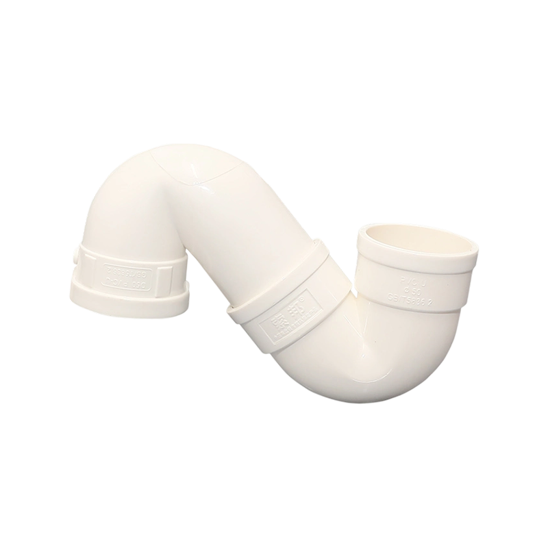 Trampa en forma de S de PVC