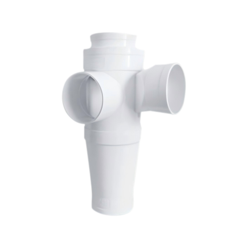 Codo de PVC de 45° con limpieza