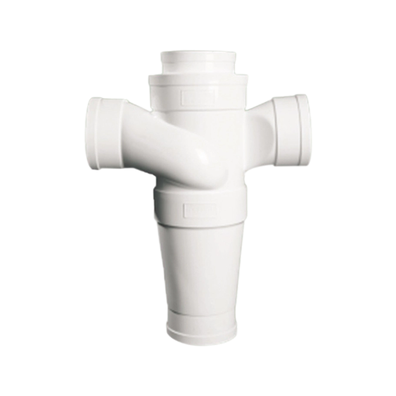 Codo de PVC de 45° con limpieza