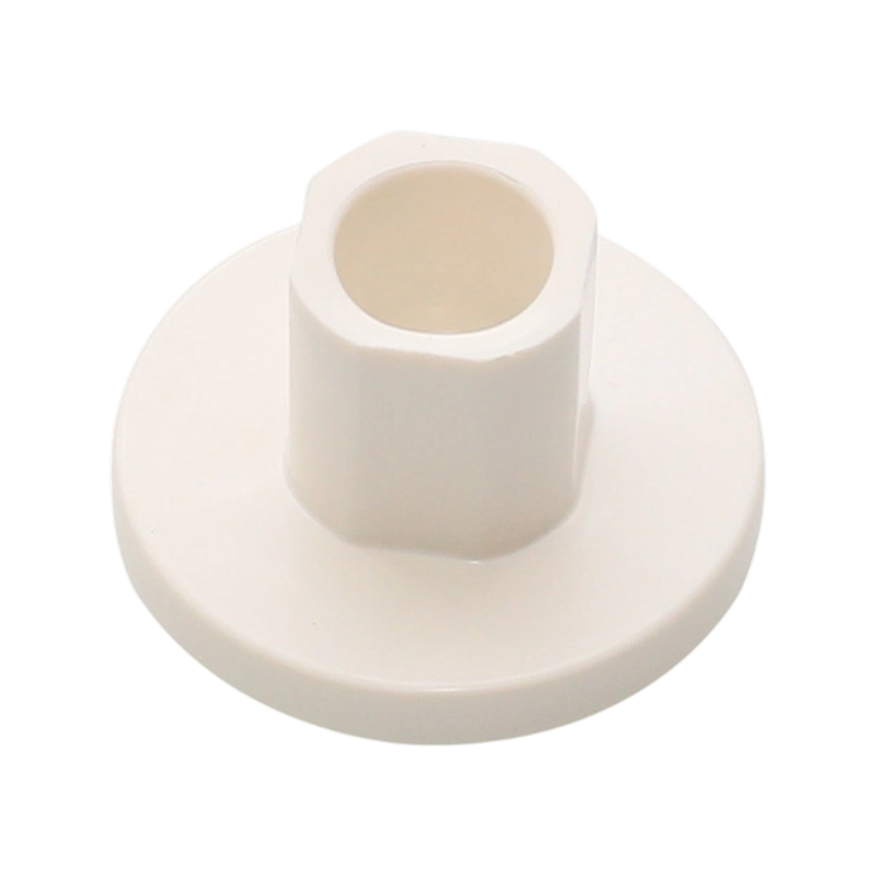 Codo reductor de PVC de redondo a plano