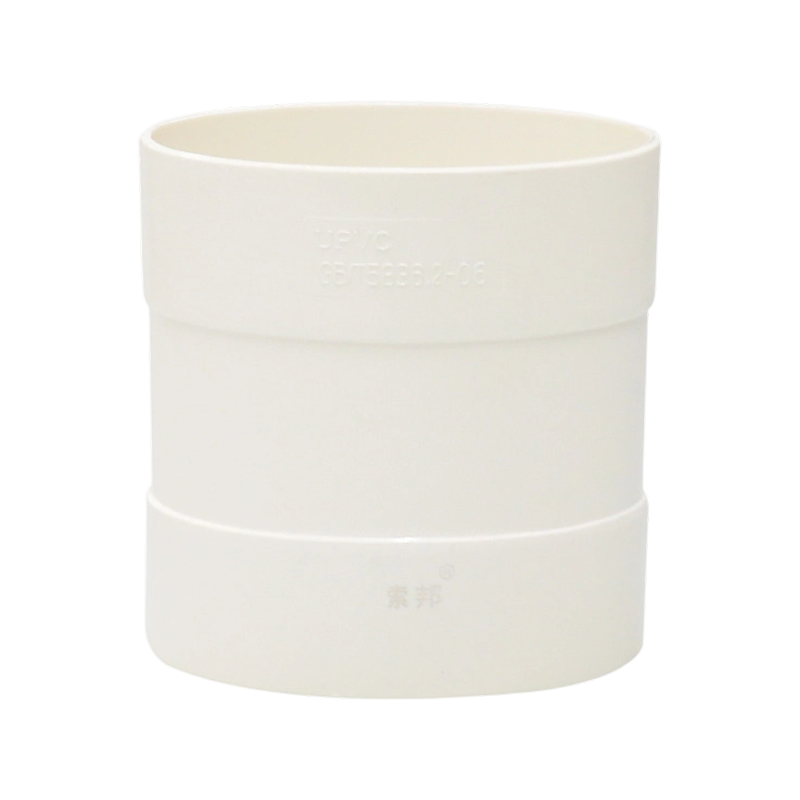 Acoplamiento recto plano de PVC tipo B