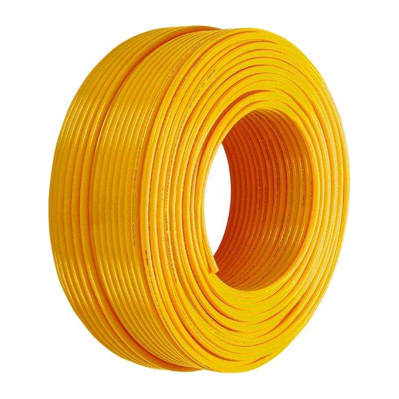 Tubería de calefacción por suelo radiante PE-RT de color naranja (capa única)