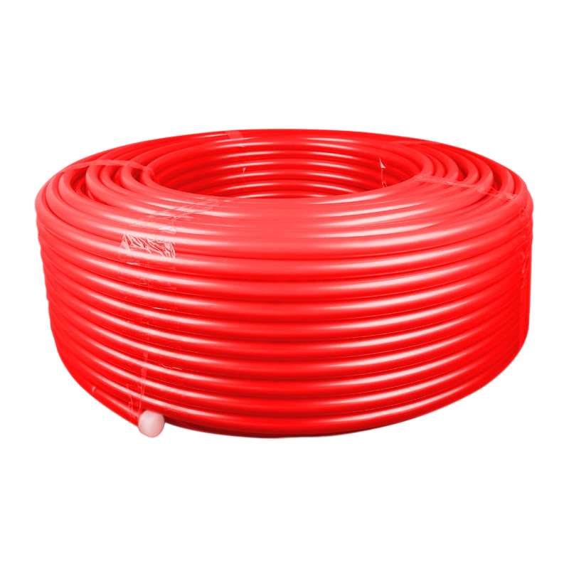 Tubo de calefacción por suelo radiante rojo PE-RT (capa única)