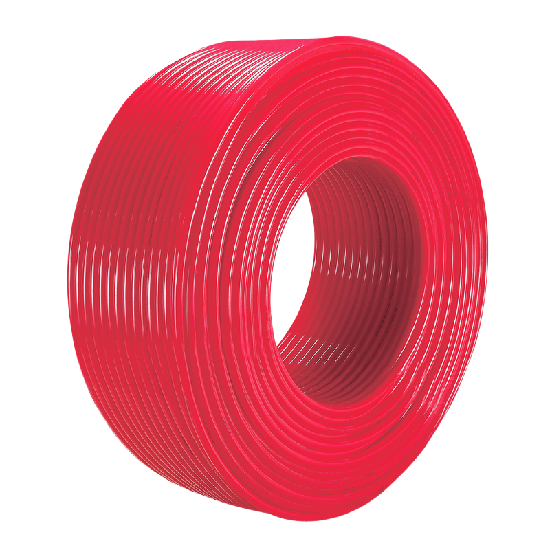 Tubo de calefacción por suelo radiante rojo PE-RT (capa única)